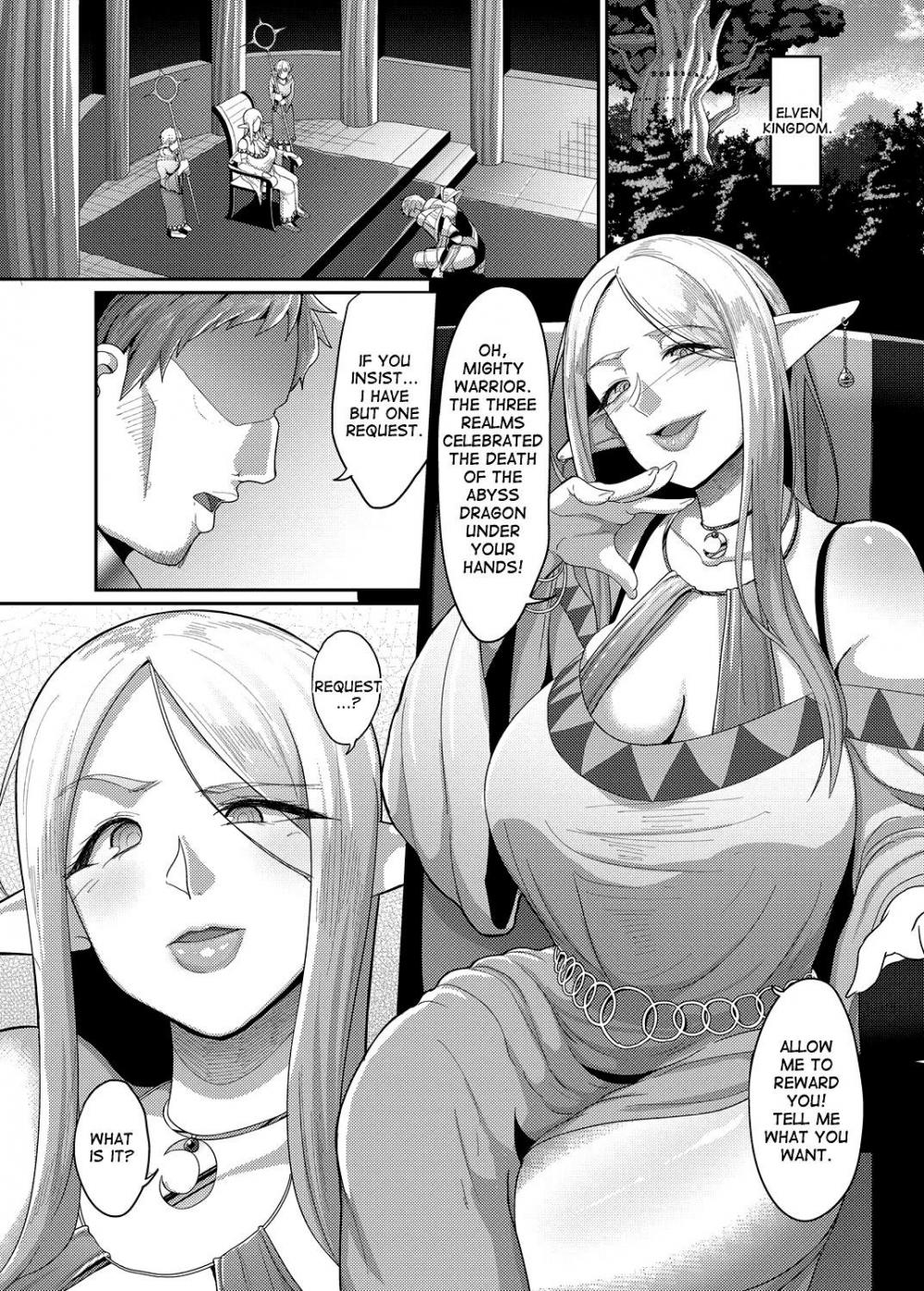 Hentai Manga Comic-Force Married With A Haughty Elf!!-Chapter 1-3